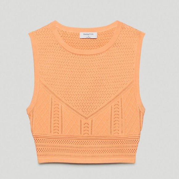 NWOT ARITZIA BABATON Pointelle Tank - Picture 1 of 2